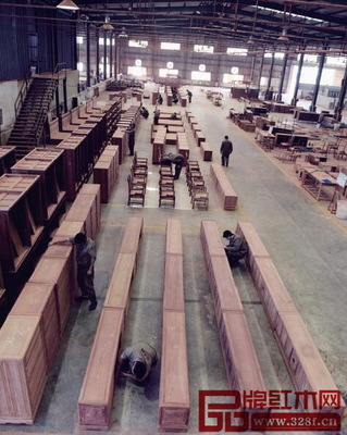 国寿红木坚持做标准化的工厂